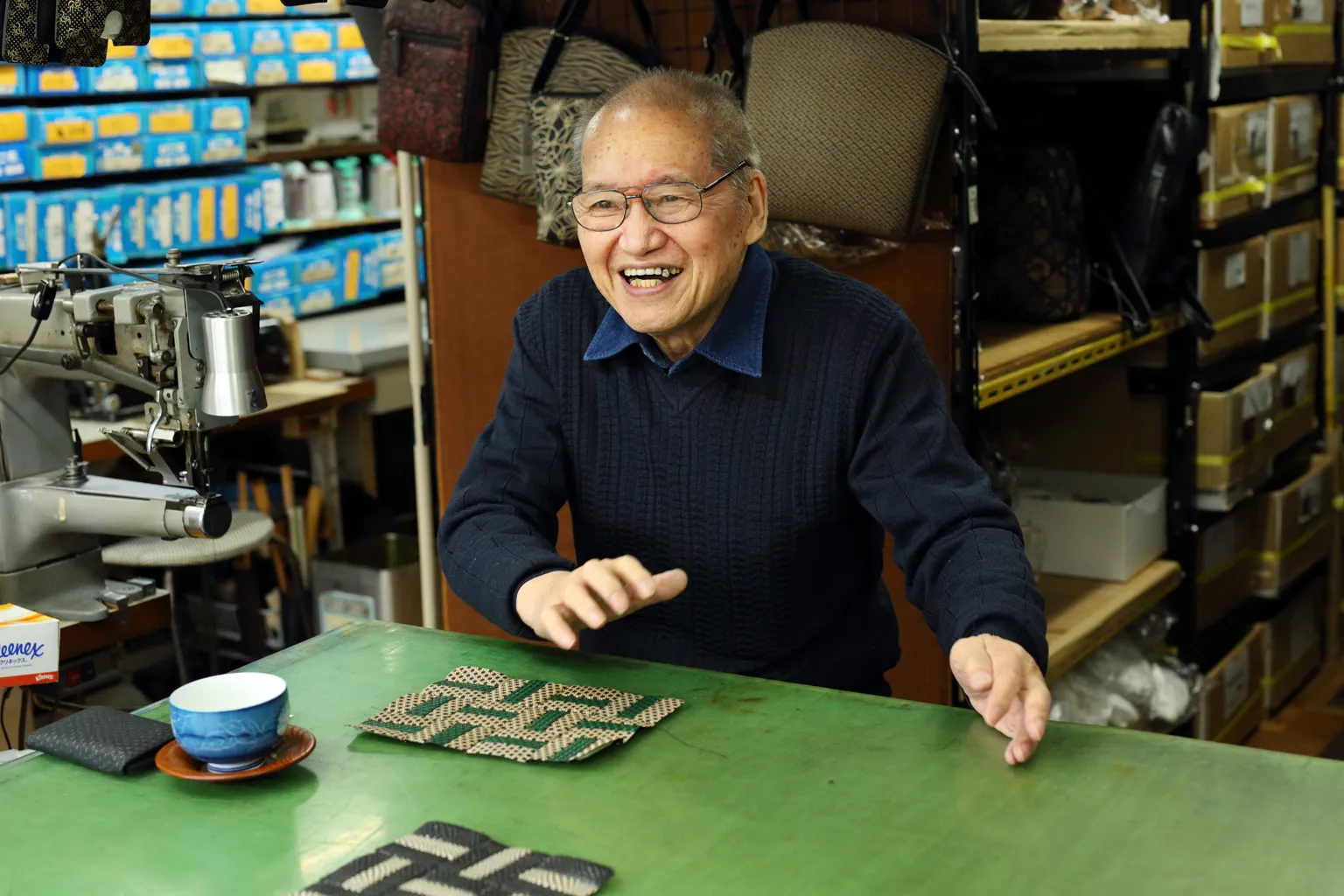 「ブランドバッグを手掛けていた時期は、江戸川区がパートさん探しを手伝ってくれたこともあったんですよ」と、懐かしそうに当時を振り返る多田さん。