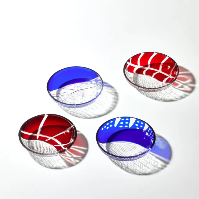 edomae 寿司切子 小皿